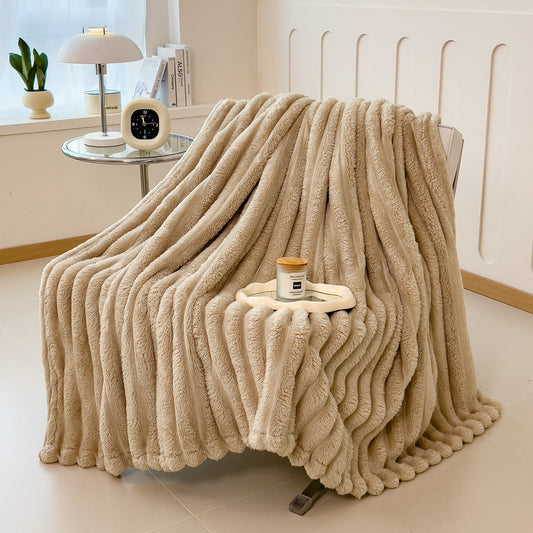 Luxury Faux Fur Throw Blanket – Ultra-Soft Cozy Winter Blanket for Sofa & Bed